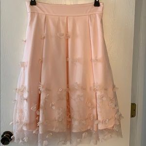Pink tulle skirt